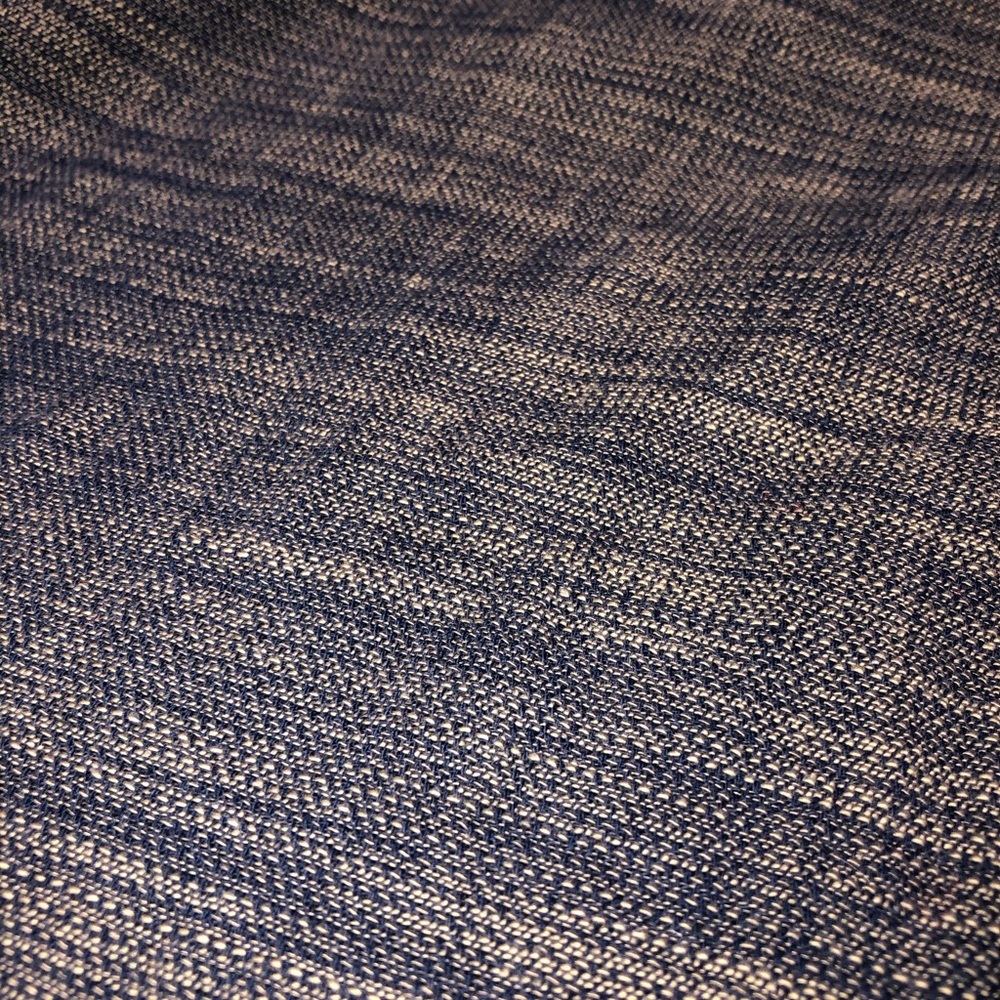 ROWM SIZE 2XT BLUE AND TAN TWEED LOOKING SHORT SLEEVE SHIRT W/POCKET - Picture 4 of 5